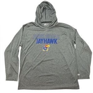 Russell Kansas University Jayhawks hoodie size XL